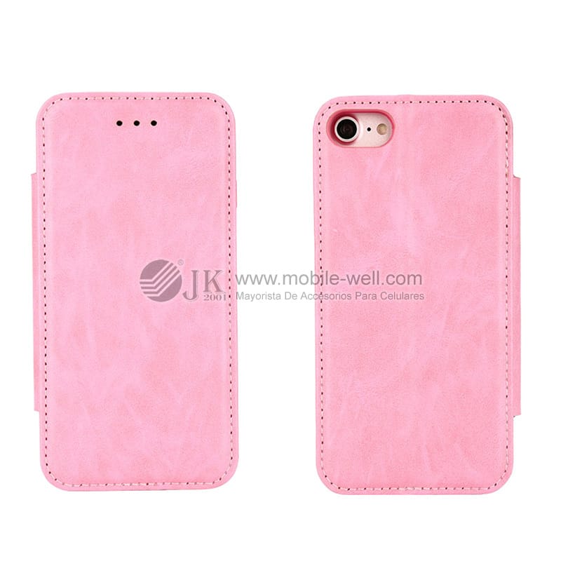 Wholesale solid color leather case with foldable shelf 5 Wholesale solid color leather case with foldable shelf - Image 5