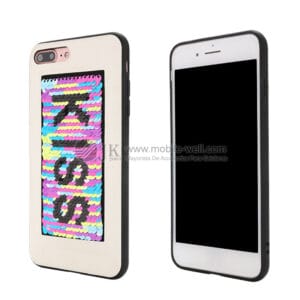 Wholesale TPU + PC case with kiss 3D design In shiny sheets