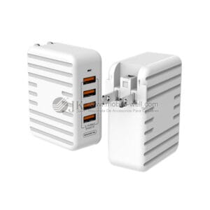 Good quality world travel charger with 4 AC plug kit