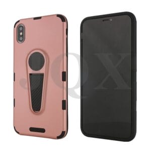 Funda TPU+PC serie R con soporte y metal para iphone X/XR/XS