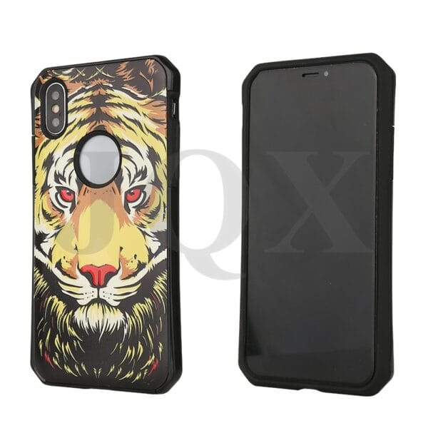 Hot selling anti-drop glossy oil case with funny pattern