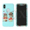 Funda 2 en 1 serie coat amour en dubujo alivio brilante para Iphone 6 / 6S 8 1 3