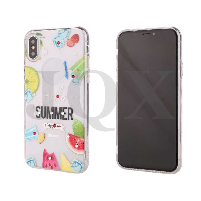 Estuche protector de diamante gota + TPU alivio de aceite brillante para IphoneXR/XS 8 Estuche protector de diamante gota + TPU alivio de aceite brillante para IphoneXR/XS - Imagen 8