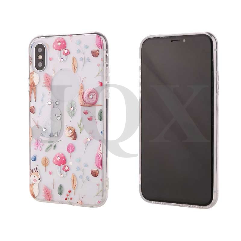 Estuche protector de diamante gota + TPU alivio de aceite brillante para IphoneXR/XS 7 Estuche protector de diamante gota + TPU alivio de aceite brillante para IphoneXR/XS - Imagen 7