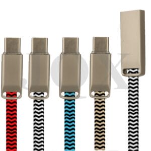 Tough and durable 2A nylon zinc alloy braided USB cable