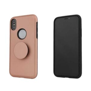 Tacto suave protector con soporte 2 en 1 para iphon6S/7P/XR