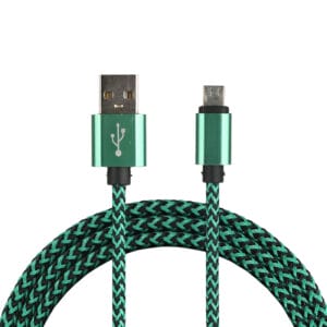 Venta caliente usb cable de datos inteligente con trenzado de cuerda cáñamo