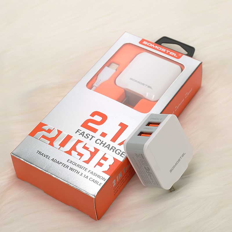 Universal portable usb wall charger with cables 6 Universal portable usb wall charger with cables - Image 6