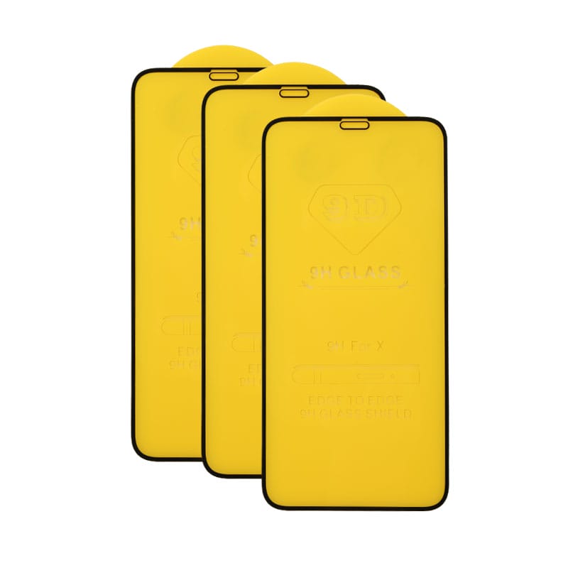 Mayoreo 9D cubierta de vidrio templado anti-Arañazos para Iphone 7G/8G/XR 26 07 17