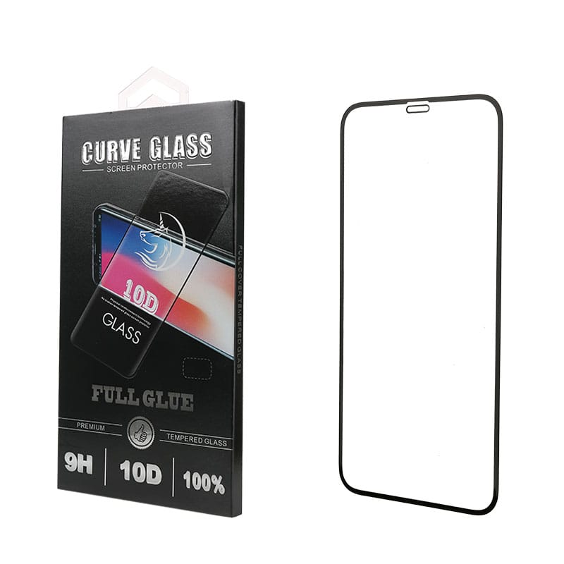 Película de vidrio templado 10D de pegamento completo antihuellas para Moto E5/G6 19 07 18