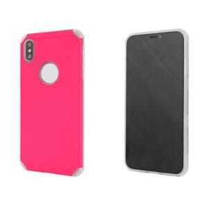 Funda protectora híbrida TPU + PC con esquinas de goma a prueba de golpes
