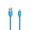 Mayoreo 100 cm algodón trenzado cable de datos usb para Type-C / V8 12 14 6