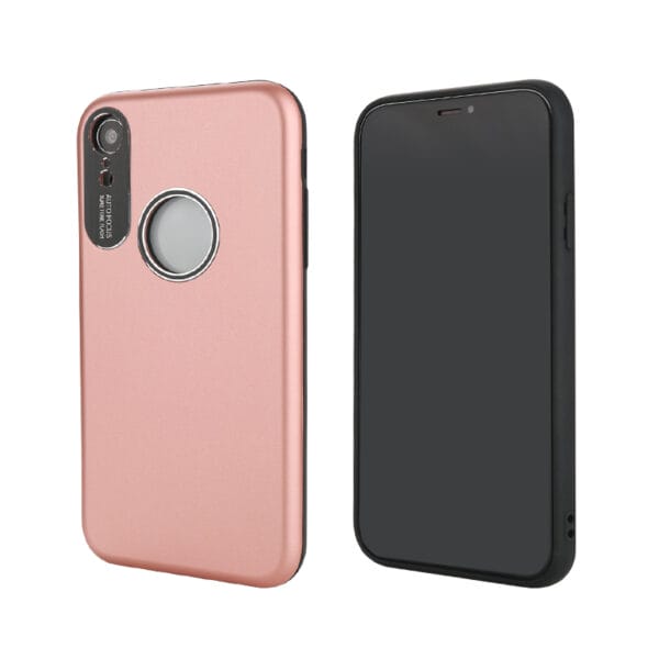 2 in 1 mobile phone case with rubber and magnetic hybrid protection