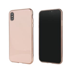 Wholesale TPU+PET 2 in1 flexible electroplated phone case