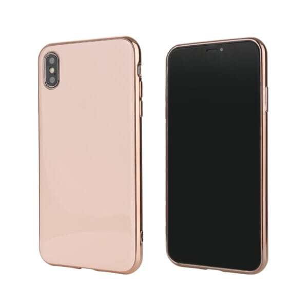 Wholesale TPU+PET 2 in1 flexible electroplated phone case
