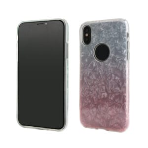 Excelente calidad TPU + PC + papel de mármol protector de teléfono