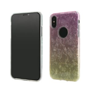 Caja del teléfono del papel de mármol del color de la pendiente colorida para Iphone5S/6S/7S