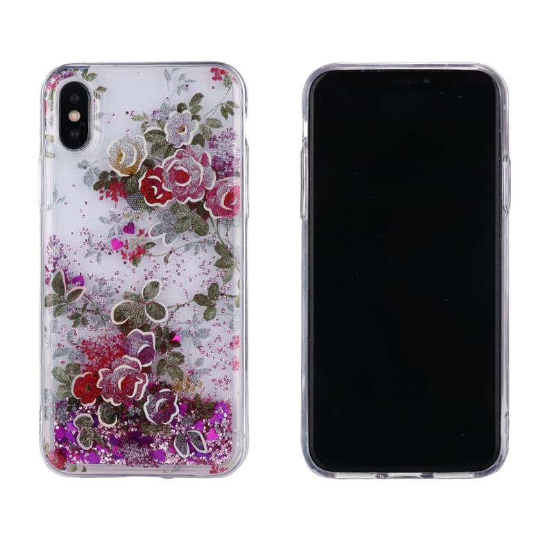 Funda En TPU De Gráfico Laser Con Galvanoplastia Y PC Con Liquido Brillante Y Flotando 31 02 10