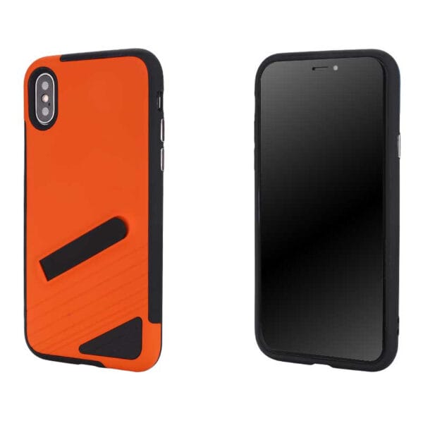 Gama alta fundas combo de color brillante spray aceite para IphoneXS MAX