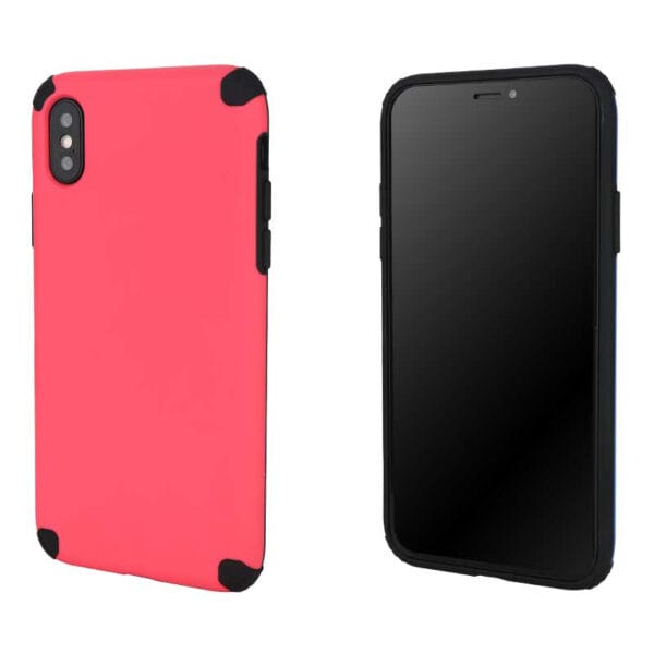 Popular rubberized finish football grain shockproof corner TPU+PC hybrid protector case