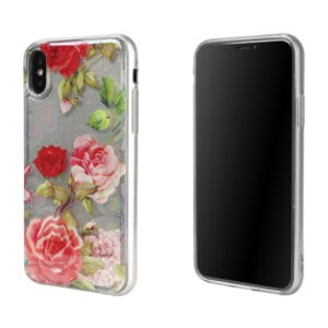 Liquid quicksand IMD phone case with sakura shadow drawing