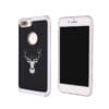 Precio de fábrica protector de teléfono anti-impacto TPU + PC PU con patrón de alces lindo 15 15 1