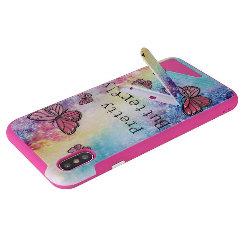 Funda TPU+PC Con Soporte En Gráfico 3D UV para IphoneX/XR 5 Funda TPU+PC Con Soporte En Gráfico 3D UV para IphoneX/XR - Imagen 5