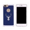 Precio de fábrica protector de teléfono anti-impacto TPU + PC PU con patrón de alces lindo 12 7 1