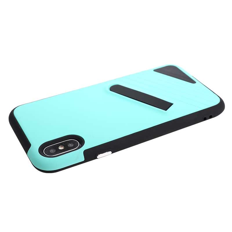 Rubberized TPUPC Hybrid Case With Retractable Bracket Stand 1