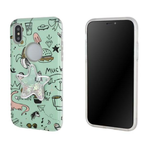 Funda TPU+PC Serie Paul Knight En Diseño Relivio 3D Con Arenas Movedizas Brillante Para Iphone5G/7P