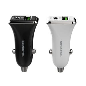 Cargador de Coche con Dual USB PD+QC3.0 Carga rapida