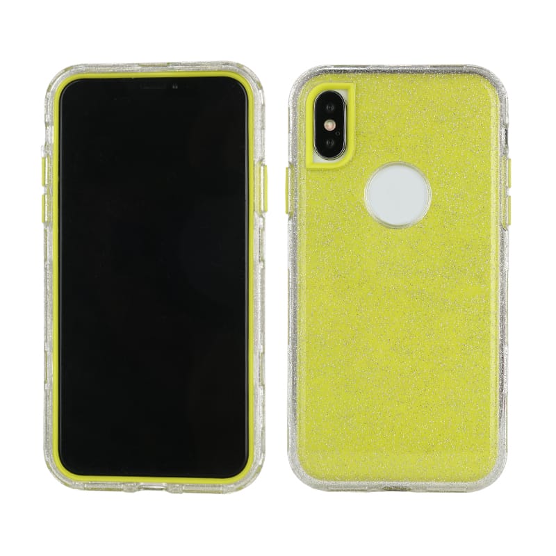 3 en 1 protector de teléfono en polvo brillante de color sólido 17 09 11