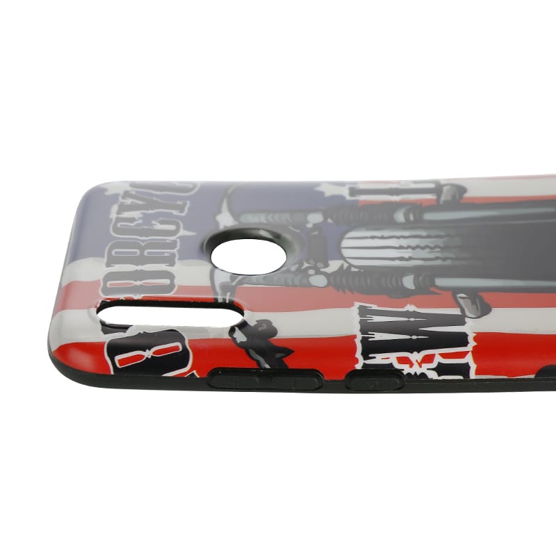 Funda híbrida TPU + PC con patrón de dibujos animados lindo impreso 28 23