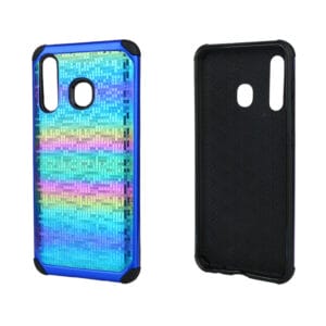 Anti-drop armor 2 in 1 protector case with colorful mosaic graphic