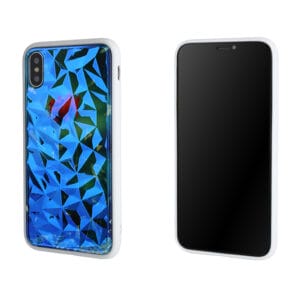 Light weight 2 in 1 combo phone case with blue ray design