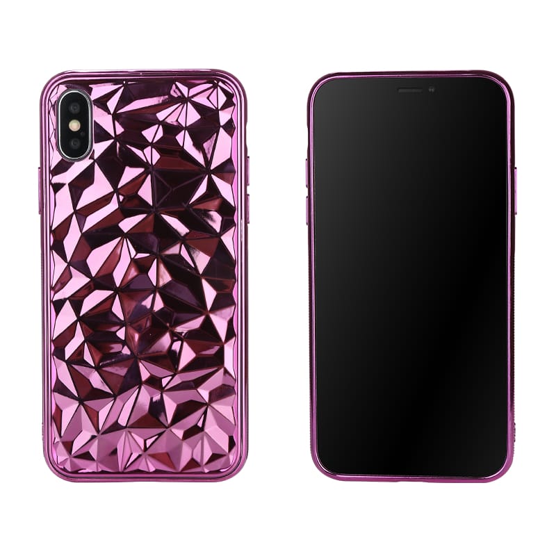 Mayoreo fundas galvanoplastia en diseño diamante 3D 6 Mayoreo fundas galvanoplastia en diseño diamante 3D - Imagen 6