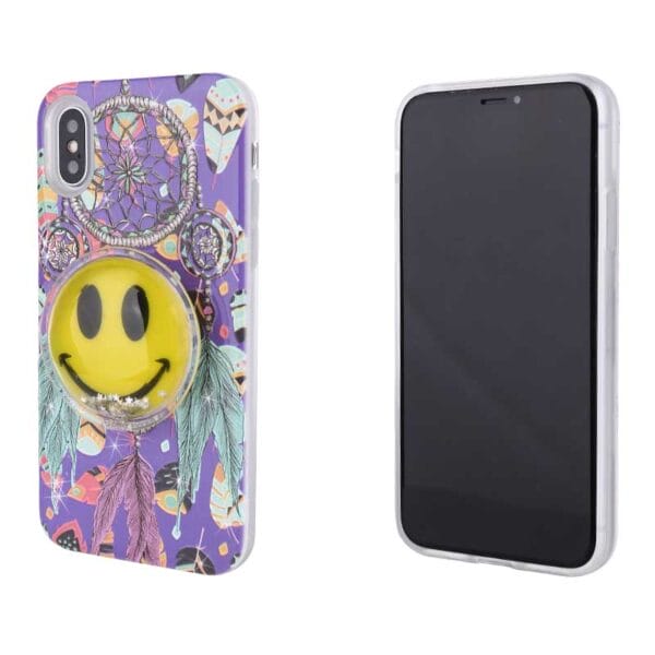 Funda TPU+PC en gráfico 3D de UV con líquido cartoon