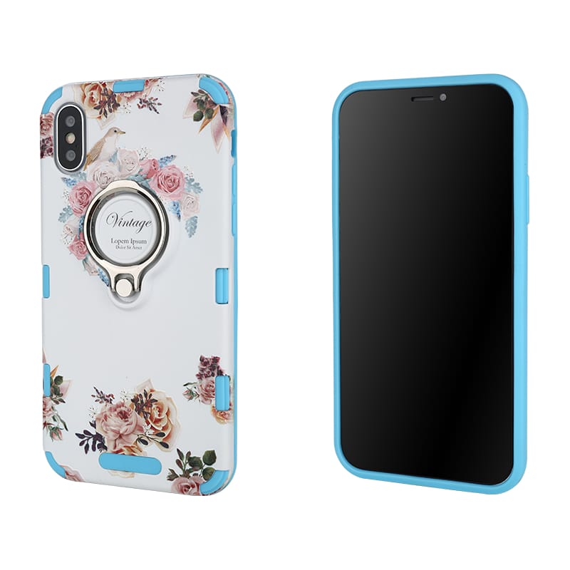 Mejor calidad funda TPU+PC con anillo magnético para Samsung S4/S5 1 Mejor calidad funda TPU+PC con anillo magnético para Samsung S4/S5