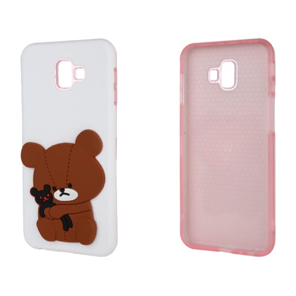Funda TPU en color de espray con dibujo cartoon de silicona para IphoneX