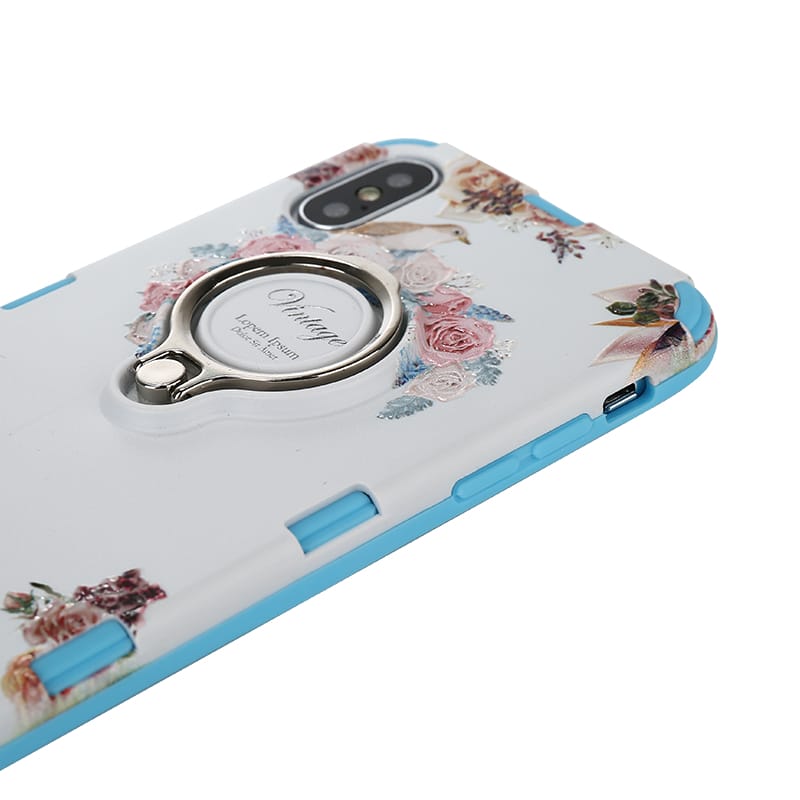 Mejor calidad funda TPU+PC con anillo magnético para Samsung S4/S5 25 22 1