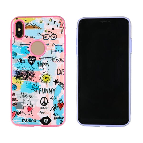 Fundas de TPU + PC combinada Impermeable para  IphoneX/XR