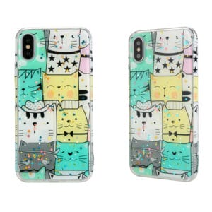 Funda protectora TPU + epoxi acrílico súper delgado para Samsung S10/S9