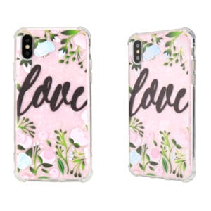 Anti-Fall Protective Case In 1.2MM TPU with beautiful flower pattern
