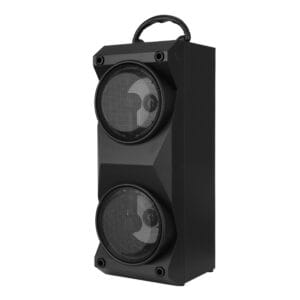 Mayoreo negro parlante tubo de casa soporte BT / USB / TF