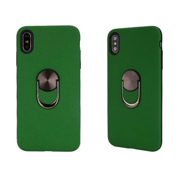 Mayoreo fundas protector TPU+PC matte pielcon soporte de anillo de metal