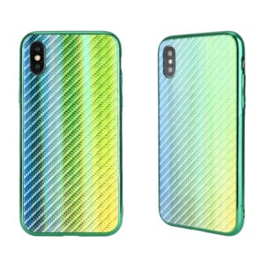 Electroplating Funda De Vidrio Templado Real Con Anti-Caida