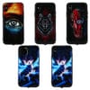 Fundas Para Celulares TPU+PC+Vidrio Con Luz Para iphone 8 plus 17 12 10