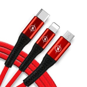 Mayoreo Cable Usb 3 En 1 Tipo Edge Para Lightning /Android/Type-C