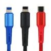 Cable USB de datos trenzados de nylon 3.6A para teléfono inteligente / tableta / PC 11 07 6