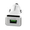 Mayoreo QC3.0 CARGADOR DE AUTO DE CARGA RÁPIDA CON CABLE 12 08 42